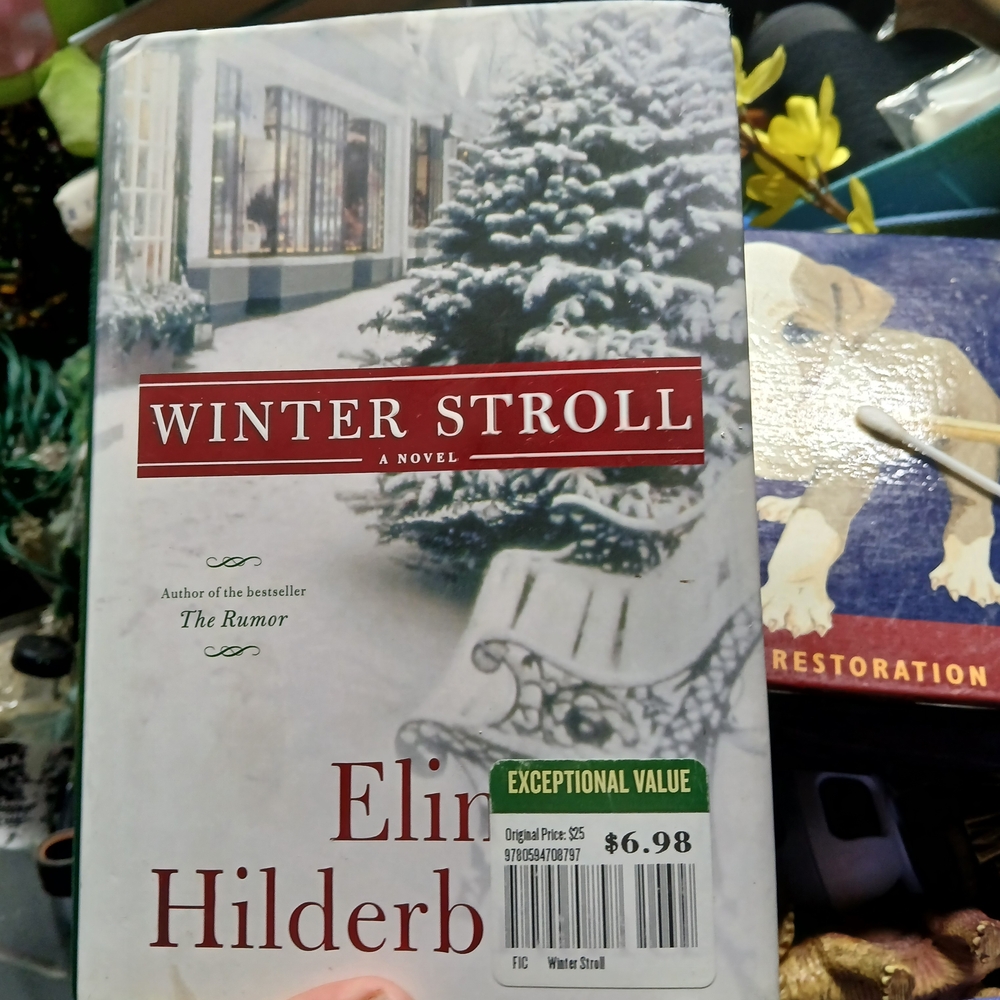 Winter Stroll by Elin Hilderbrand - White and Red Cover